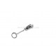 Roach Clip with Keychain - Small Size (Black Label)